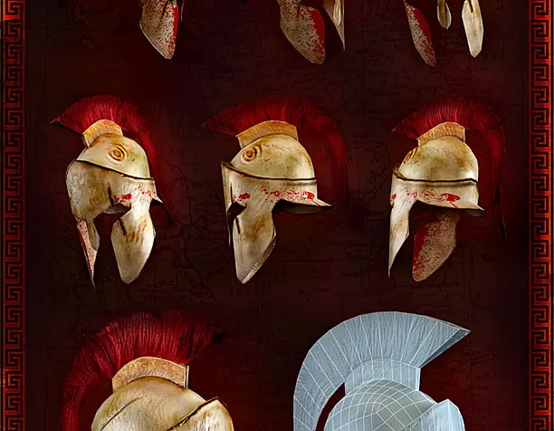 Spartan helmet