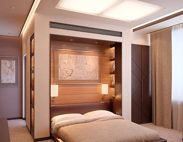 the masterbedroom in penthouse