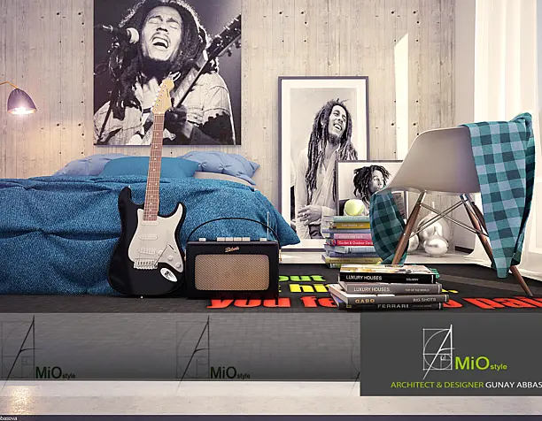 Bob Marley.Junior Bedroom
