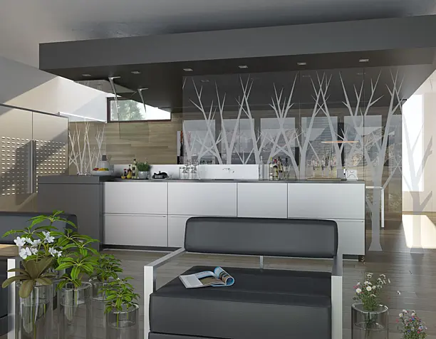 Кухня Valcucine. Corona Render