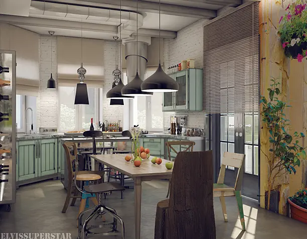 LOFT nightstand kitchen