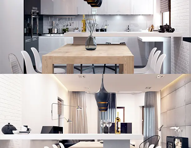 LIVING ROOM | KITCHEN (Kiev, Ukraine)