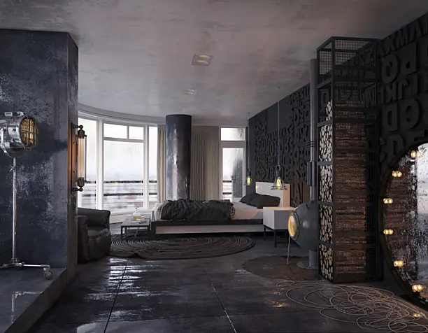 Проект квартиры в стиле LOFT.