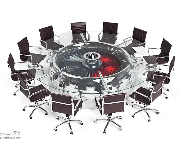Boeing 747 Jumbo Jet Conference Table  Epic