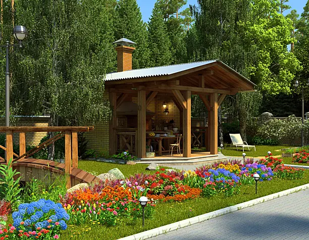 Планировка загородного участка