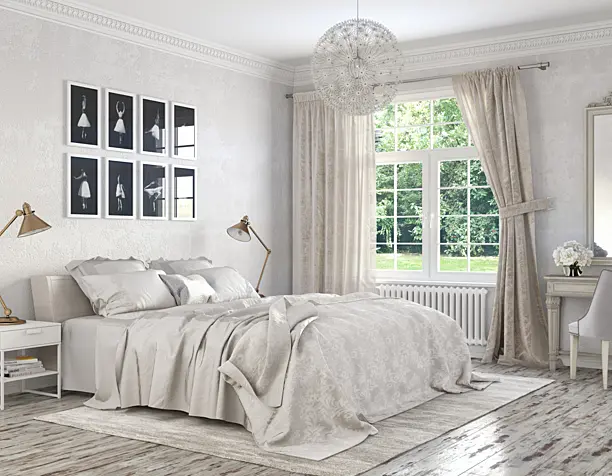 White bedroom