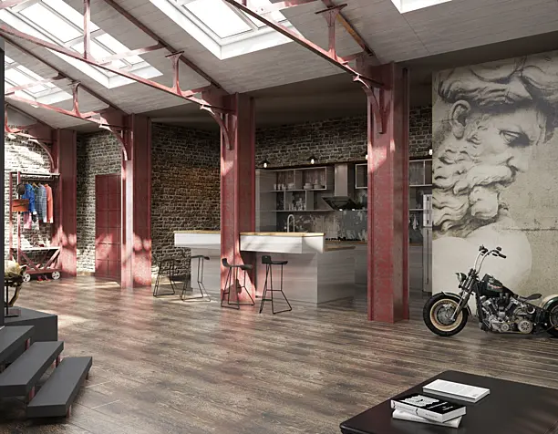 Квартира-студия в стиле LOFT