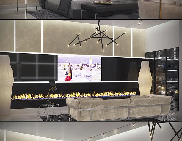Luxury bedroom apartment