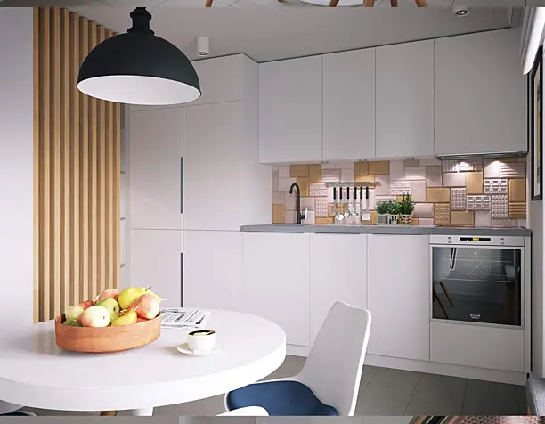 Apartment in white colors