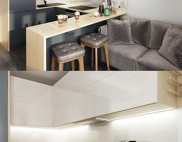Кухня для молодой пары