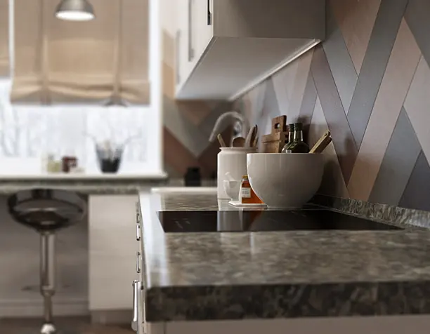 Close-up kitchen Le terre