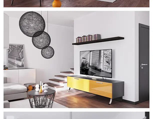 KITCHEN-LIVING ROOM