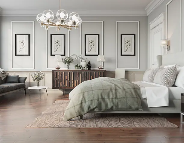 Bed Room on Corona render