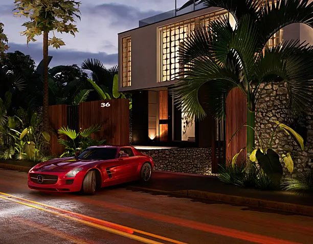 House in Casablanca, Marocco