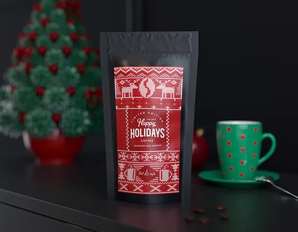 Christmas Coffee Packaging