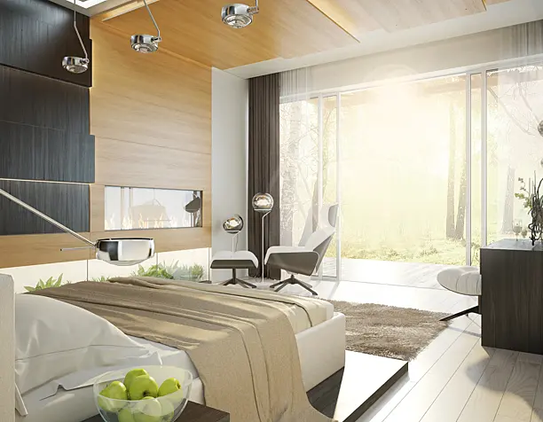 Bedroom & bathroom