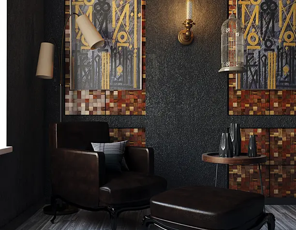 Black corner