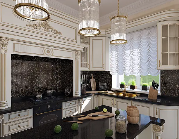 Кухня "Black and White".
