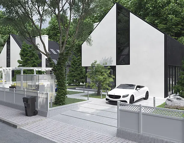 Autocad / 3d max / Corona 1.4 / Cs 6. Skandinav house . . .