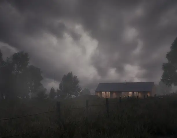 Wooden house