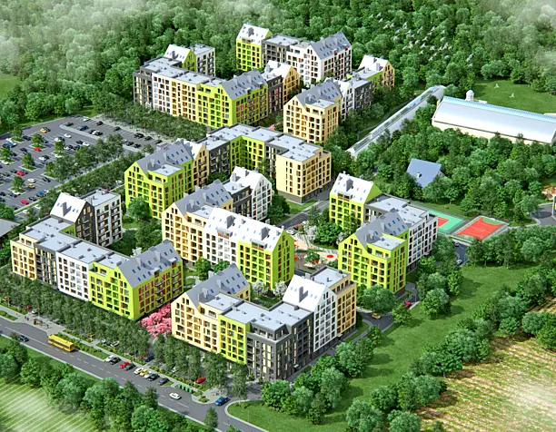 Жилой комплекс под Киевом