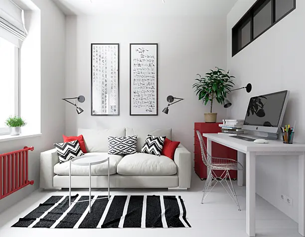 Red apartment