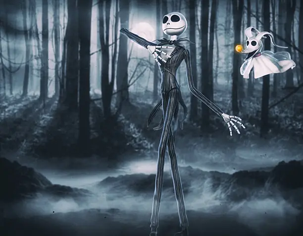Jack Skellington with Zero