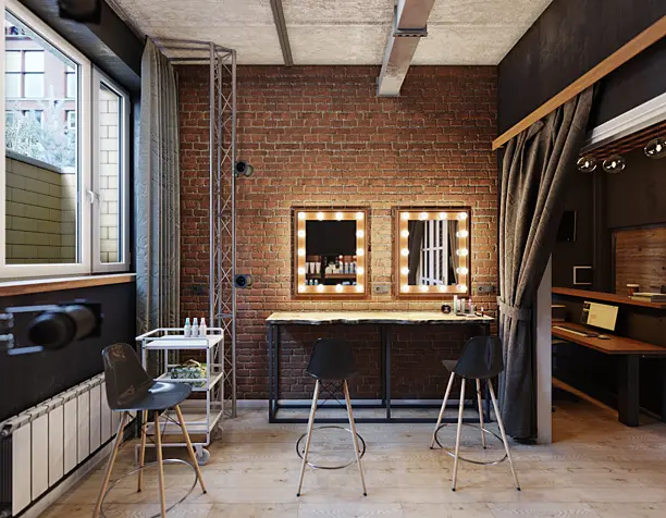 Салон красоты в стиле Loft