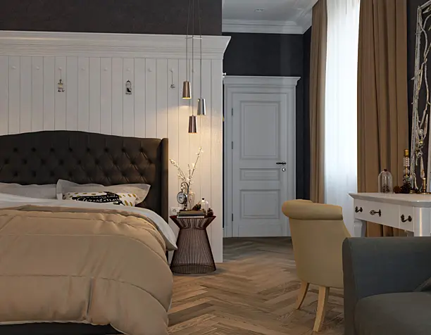 Спальня, vray