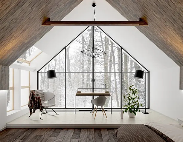 Landform house bedroom