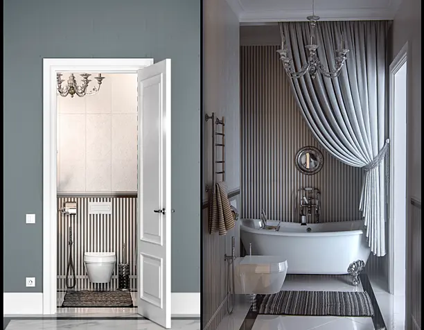 Санузел... Vray