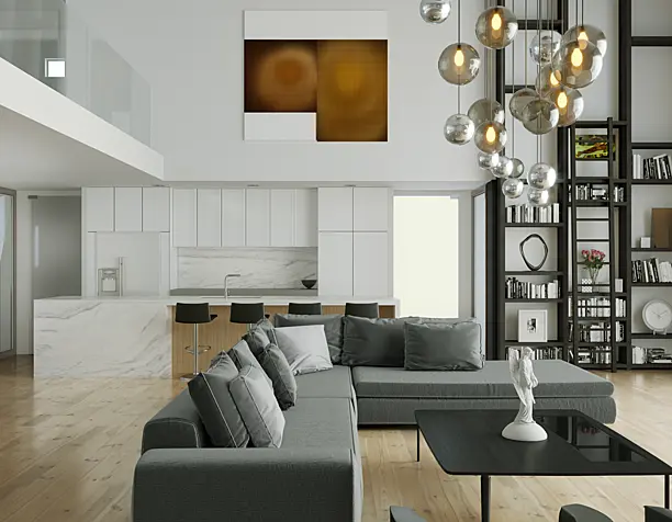 White interior