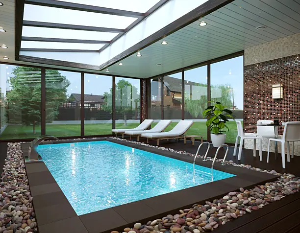 Swimming pool.