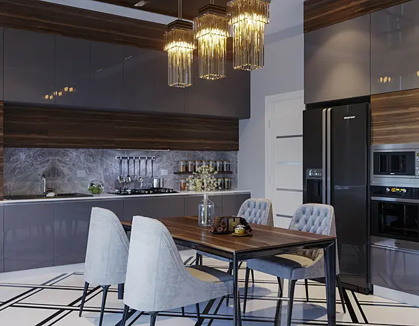 Kitchen design neo classic