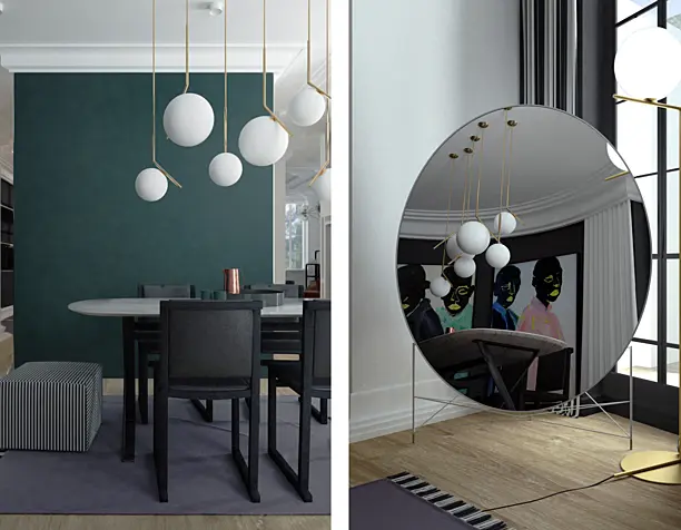 Dining Room & Bathroom in Private House