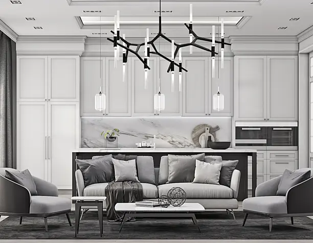White interior