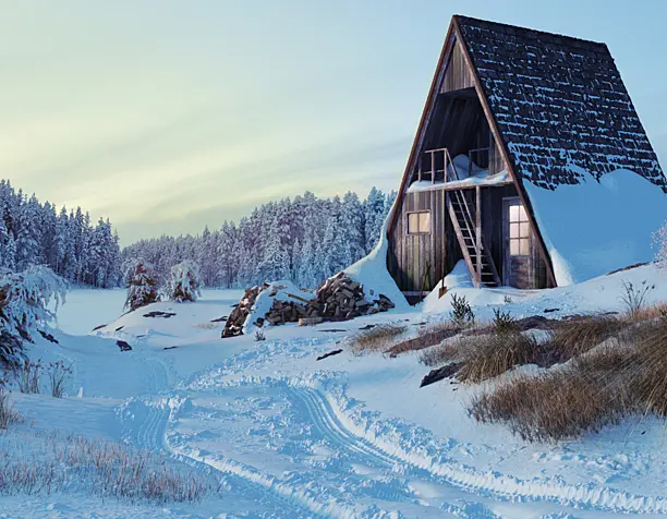 Snow road