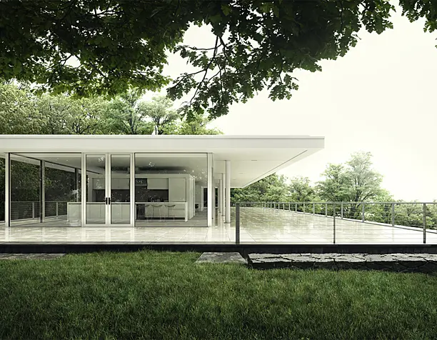 The Olnick Spanu House by Alberto Campo Baeza, Garrison USA