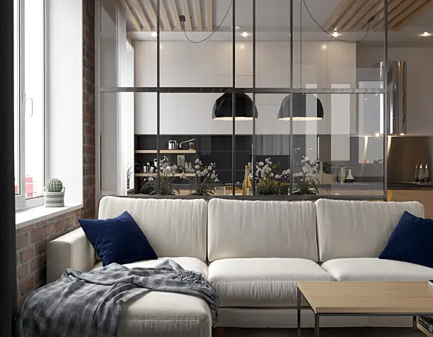 Kitchen-living room