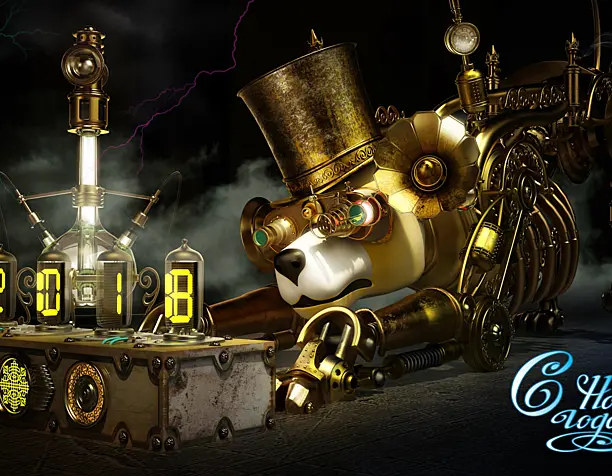 Steampunk dog