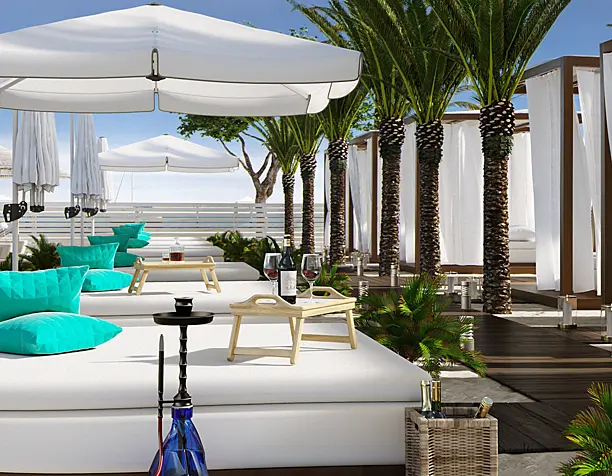 Beach Club in Tunisia