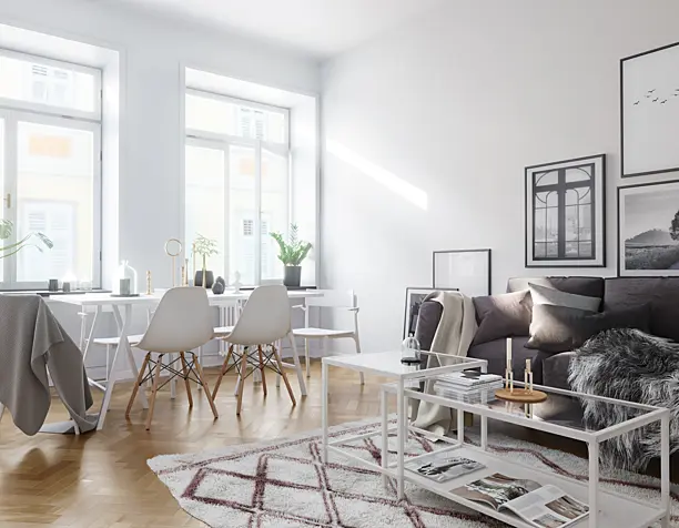 Living room in Stockholm