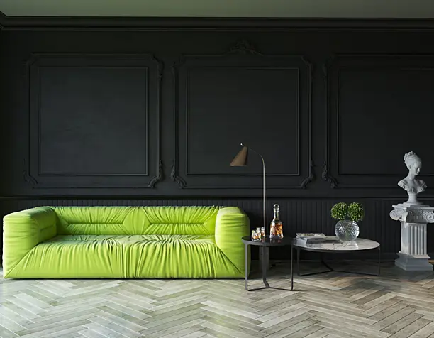 Modern interior with classical elements
