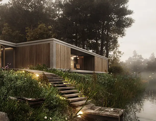 Plain house
