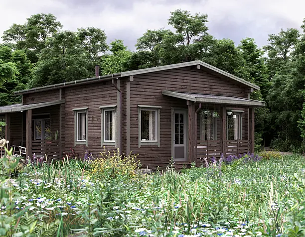 Wooden house