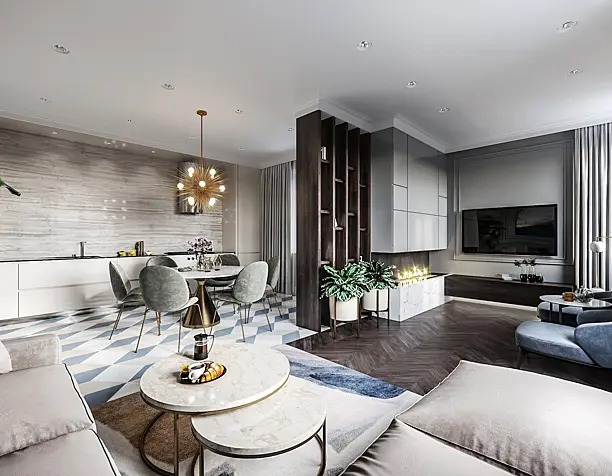 AFD - The middle hall | Classical Apartment