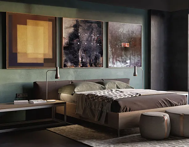 Bedroom. Autumn.