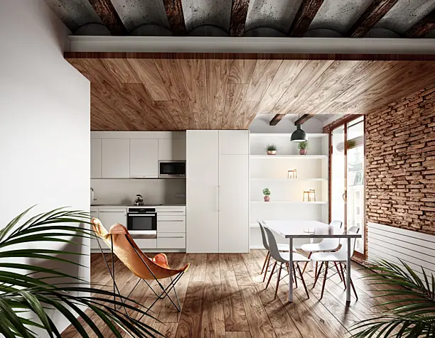Apartment in Barcelona (Сделано по референсу)