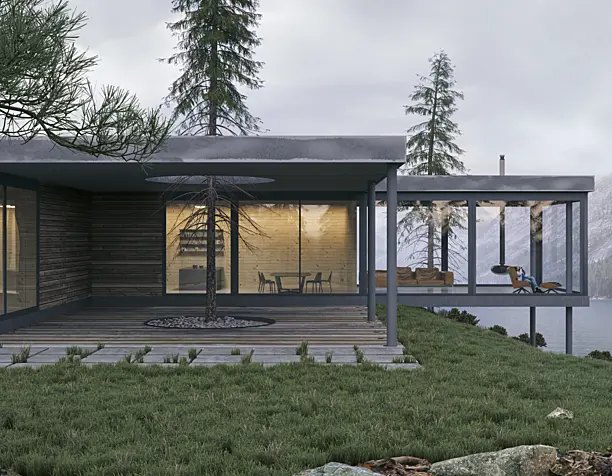 Above the Lake - Exterior