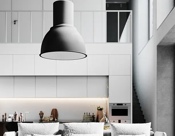 W H I T E interior.